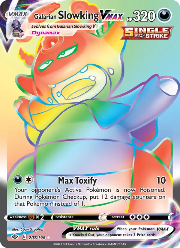 Galarian Slowking VMAX — Chilling Reign #207