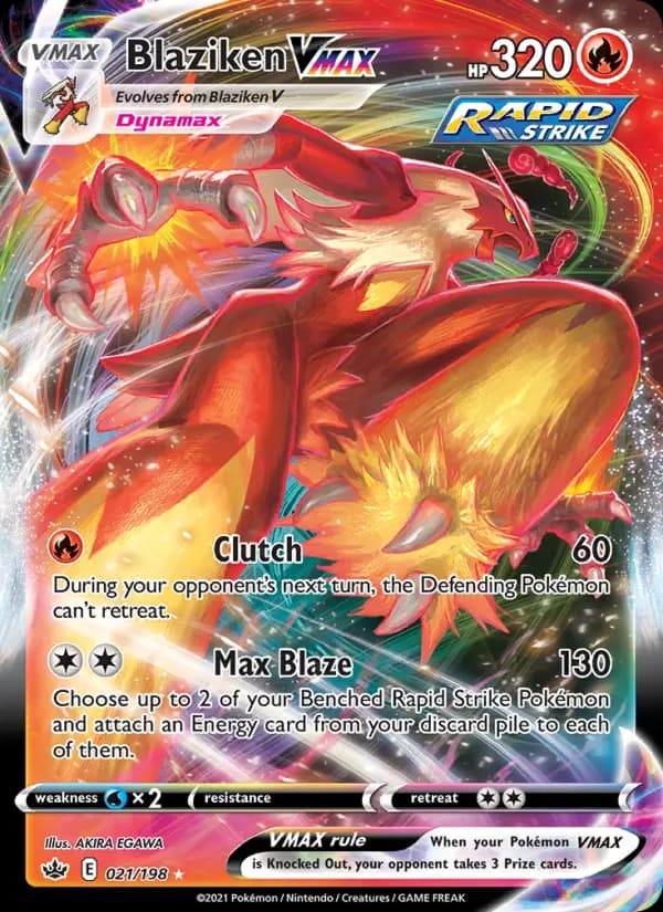 Blaziken VMAX — Chilling Reign #21
