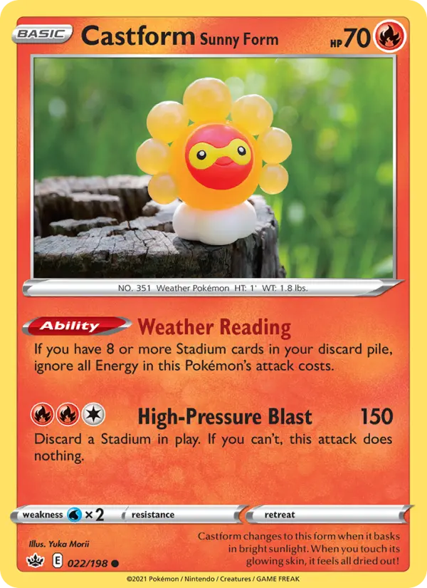 Castform Sunny Form — Chilling Reign #22