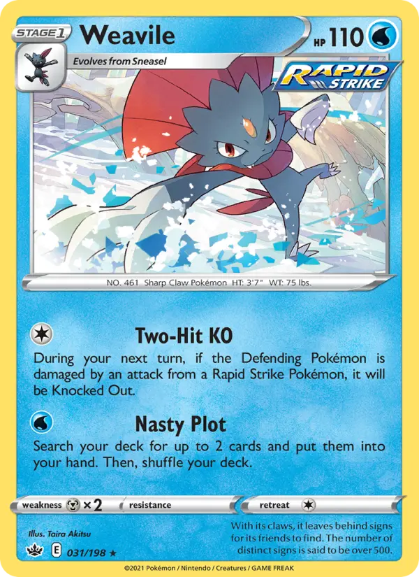 Weavile — Chilling Reign #31