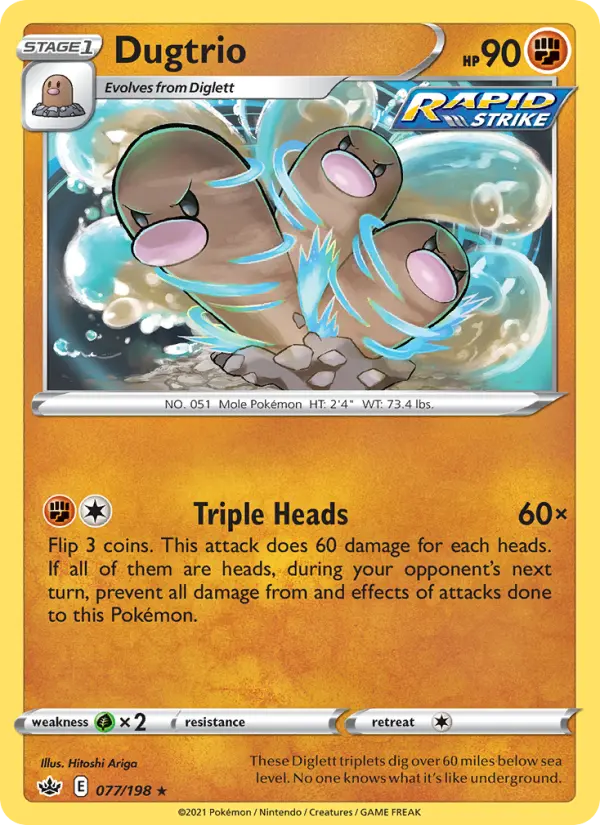 Dugtrio — Chilling Reign #77
