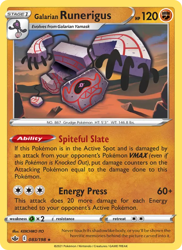 Galarian Runerigus — Chilling Reign #83