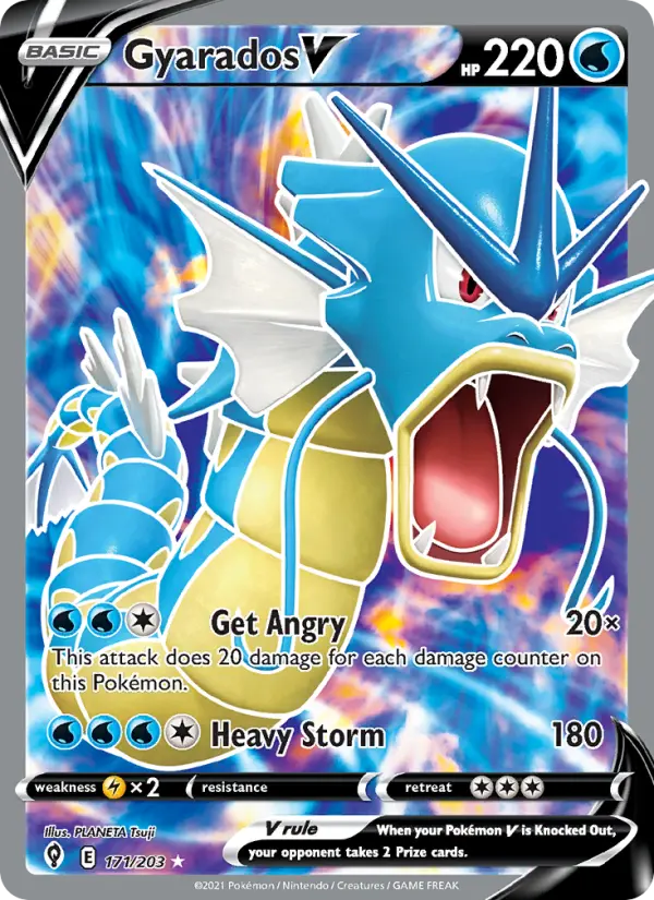 Gyarados V — Evolving Skies #171