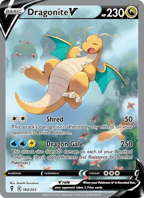 Dragonite V — Evolving Skies #192