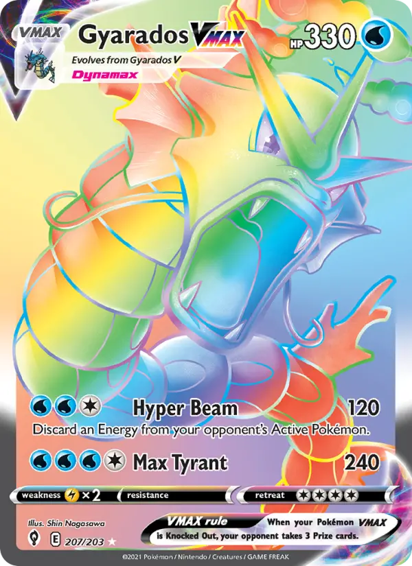 Gyarados VMAX — Evolving Skies #207
