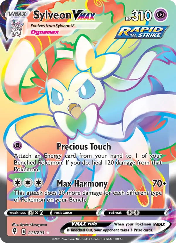 Sylveon VMAX — Evolving Skies #211