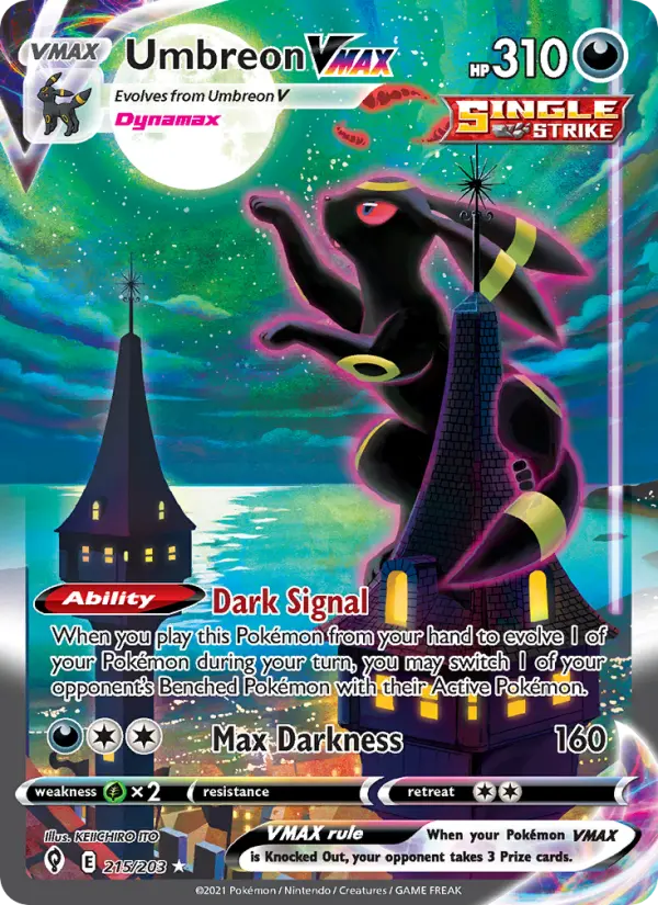 Umbreon VMAX — Evolving Skies #215