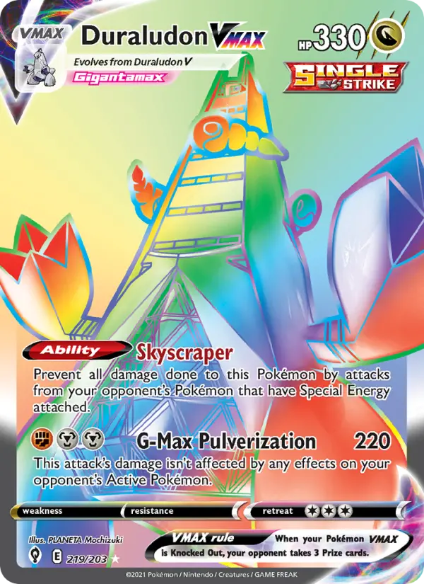 Duraludon VMAX — Evolving Skies #219