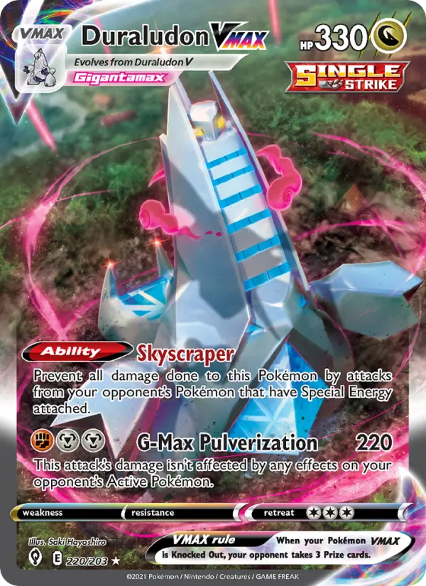 Duraludon VMAX — Evolving Skies #220