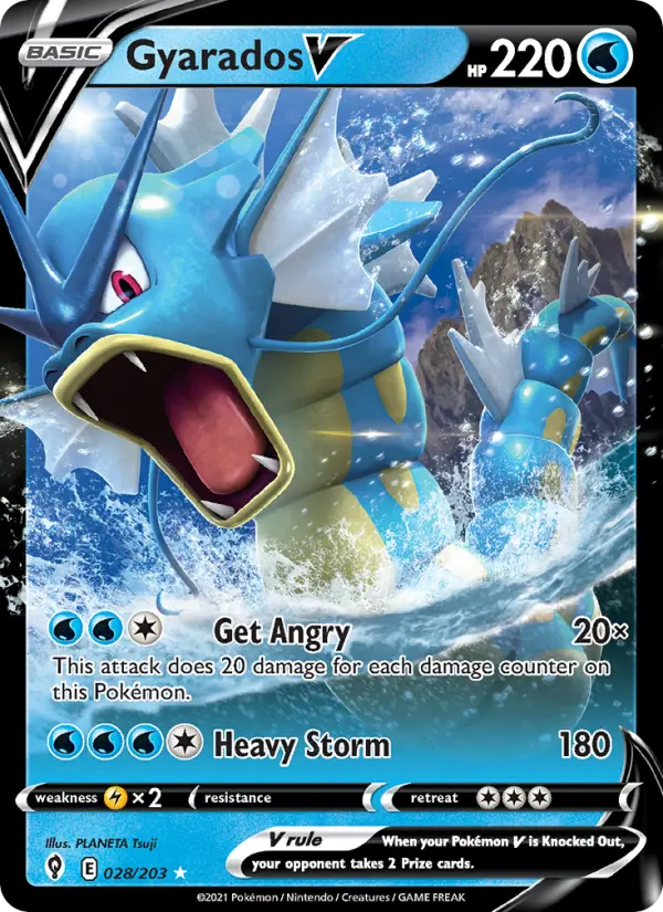 Gyarados V — Evolving Skies #28