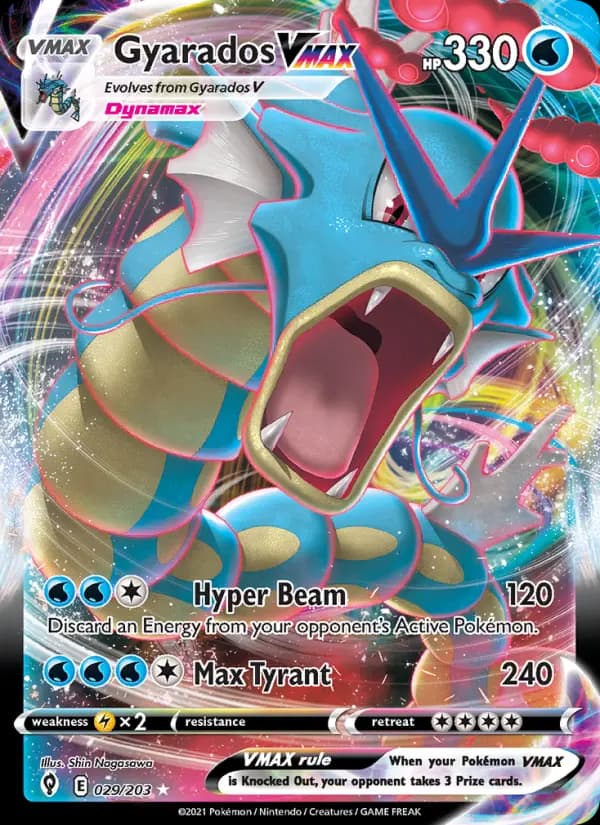 Gyarados VMAX — Evolving Skies #29