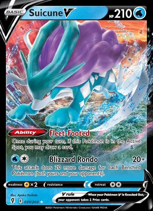 Suicune V — Evolving Skies #31