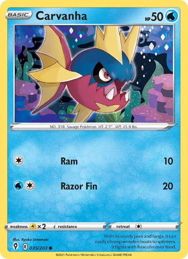 Carvanha — Evolving Skies #35