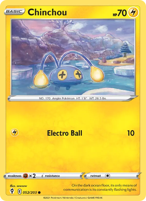 Chinchou — Evolving Skies #52