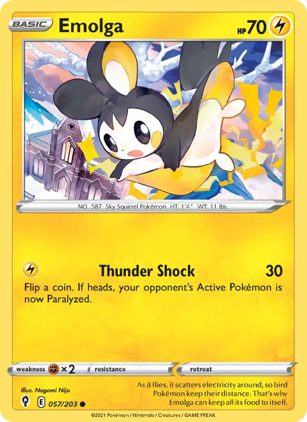 Emolga — Evolving Skies #57