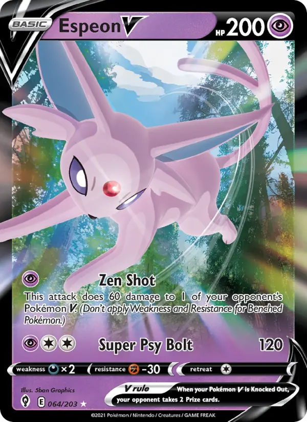 Espeon V — Evolving Skies #64