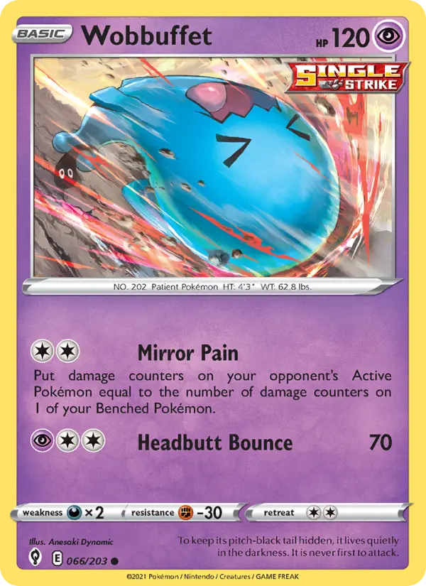 Wobbuffet — Evolving Skies #66