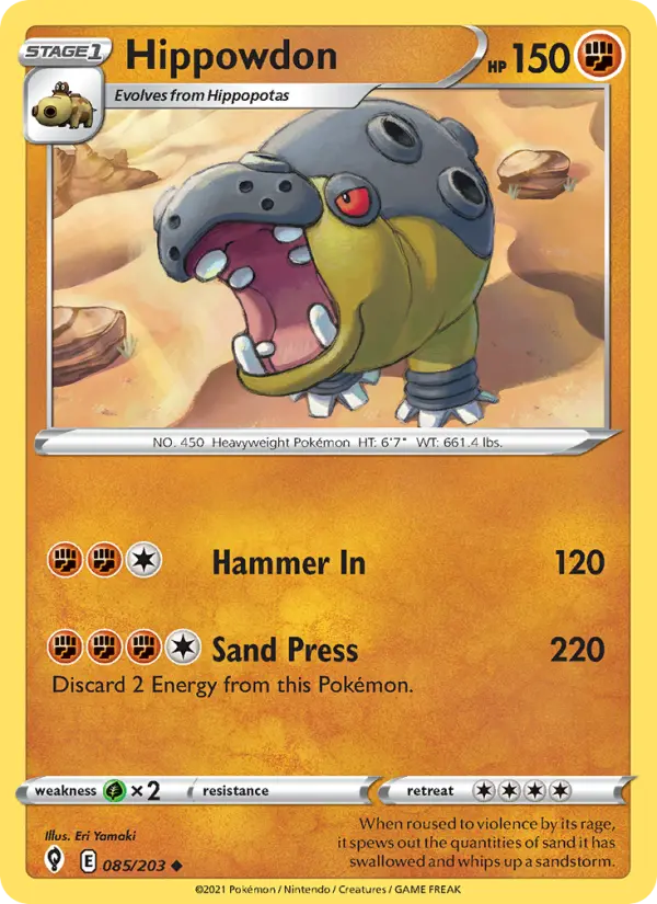 Hippowdon — Evolving Skies #85