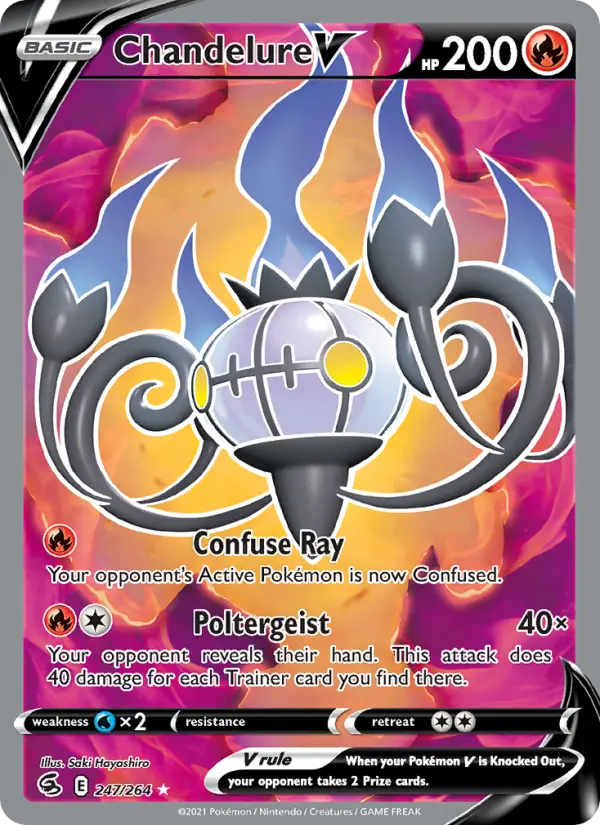 Chandelure V — Fusion Strike #247