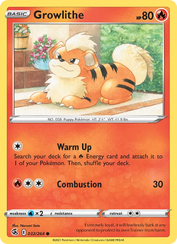 Growlithe — Fusion Strike #32