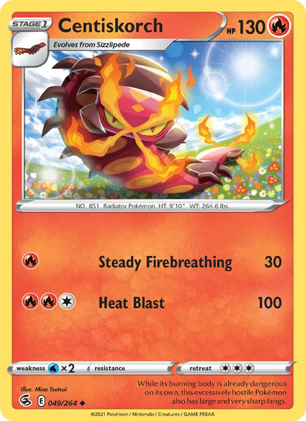 Centiskorch — Fusion Strike #49