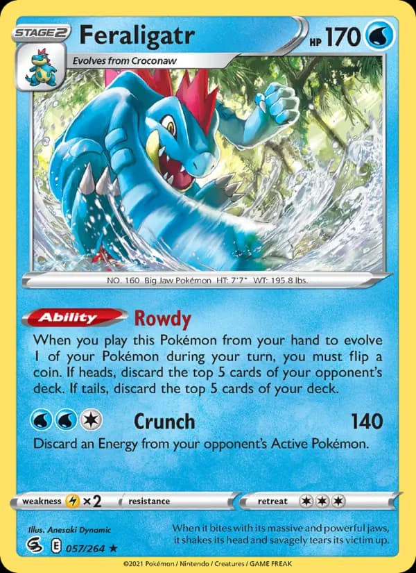 Feraligatr — Fusion Strike #57