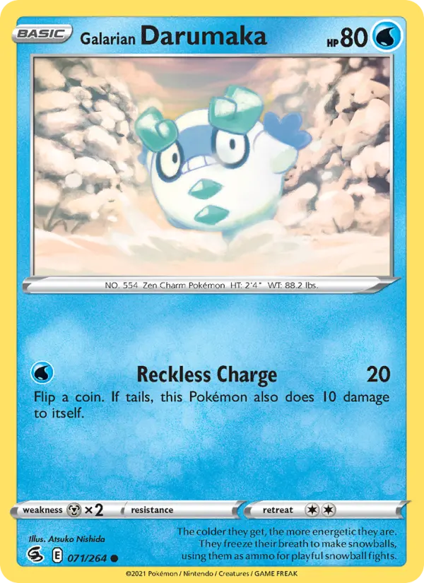 Galarian Darumaka — Fusion Strike #71
