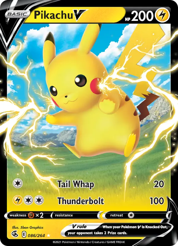 Pikachu V — Fusion Strike #86