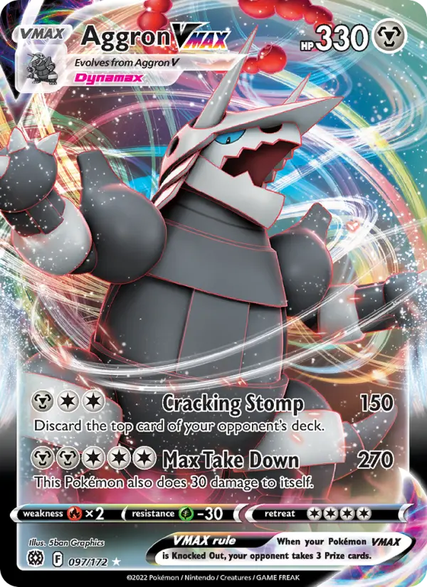 Aggron VMAX — Brilliant Stars #097