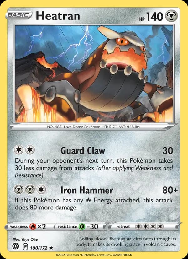 Heatran — Brilliant Stars #100