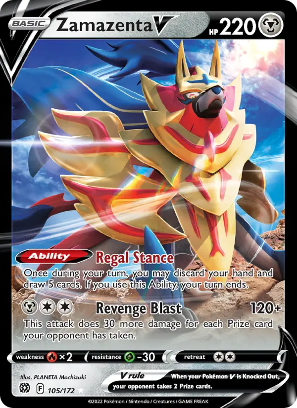 Zamazenta V — Brilliant Stars #105