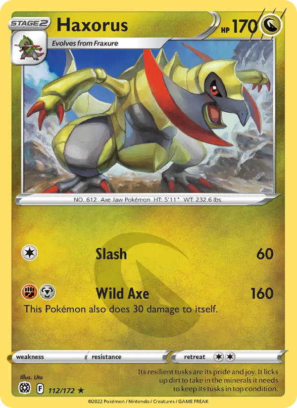 Haxorus — Brilliant Stars #112