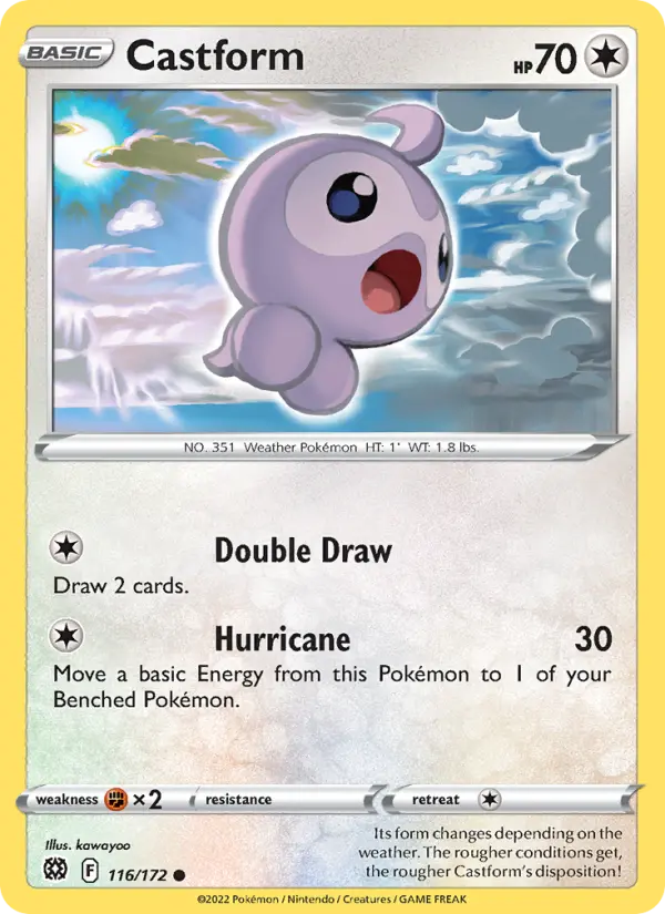 Castform — Brilliant Stars #116