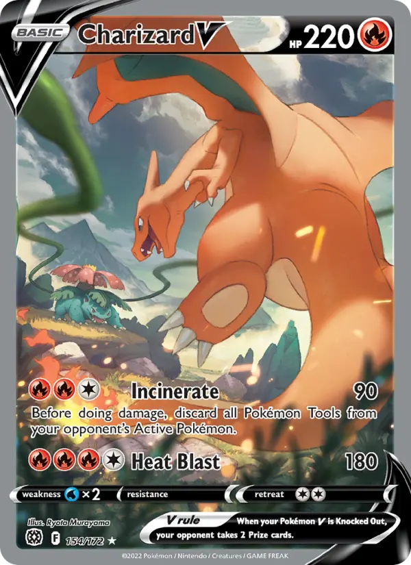 Charizard V — Brilliant Stars #154