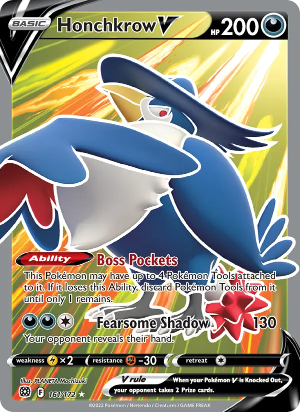 Honchkrow V — Brilliant Stars #161