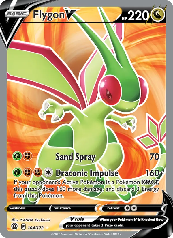 Flygon V — Brilliant Stars #164