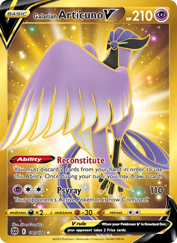 Galarian Articuno V — Brilliant Stars #181