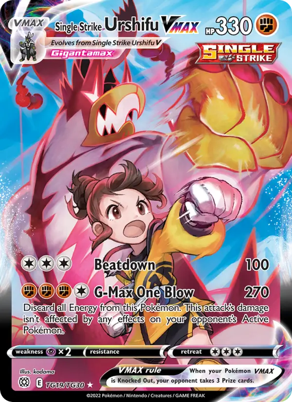 Single Strike Urshifu VMAX — Brilliant Stars #TG19