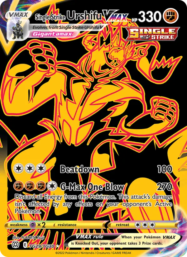 Single Strike Urshifu VMAX — Brilliant Stars #TG29